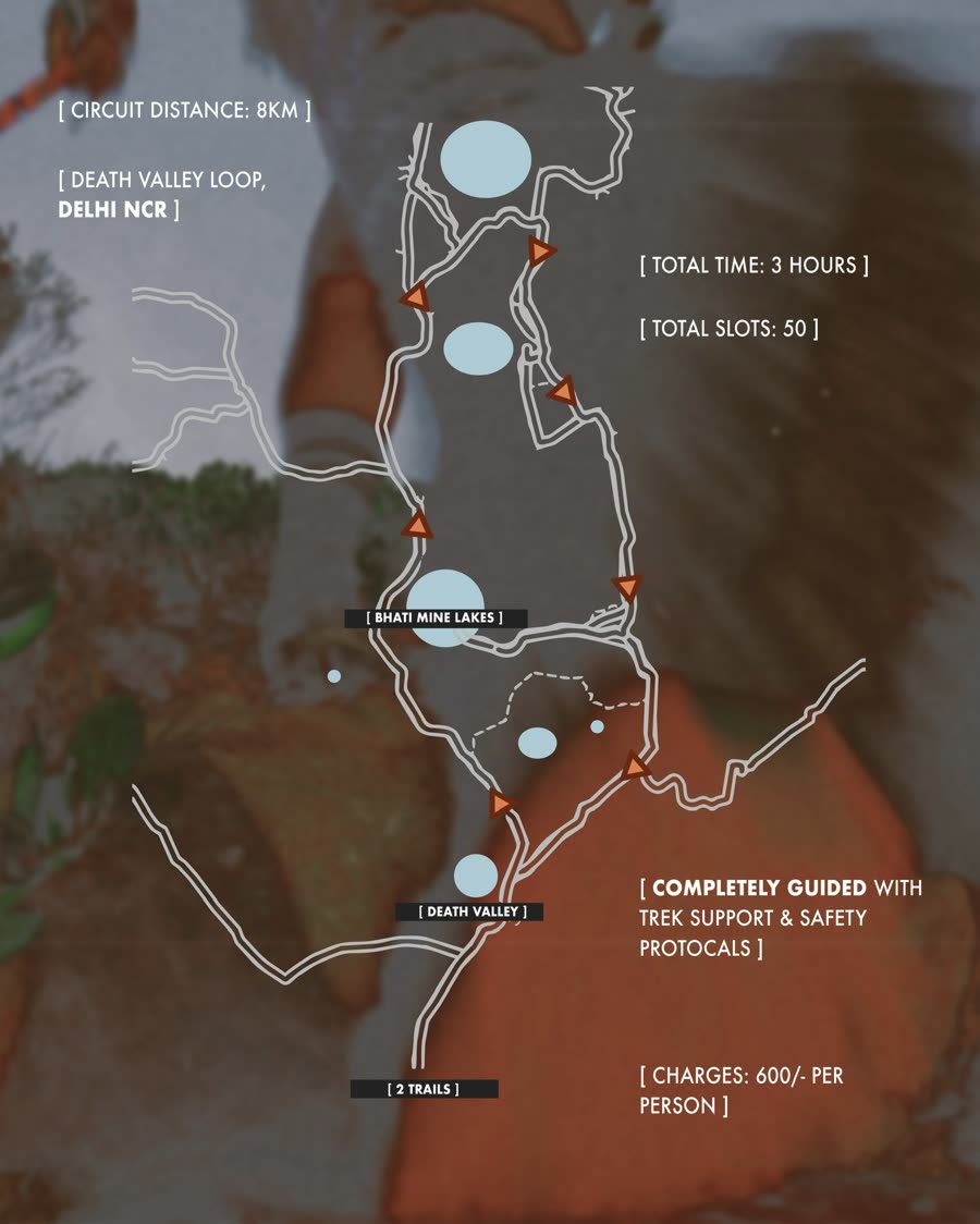 Death Valley route map